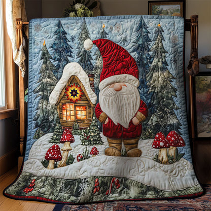 Christmas Forest Gnome WN0512057CL Quilt
