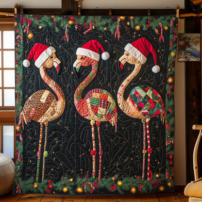 Flamingo Noel Sparkle WN1107023CL Quilt