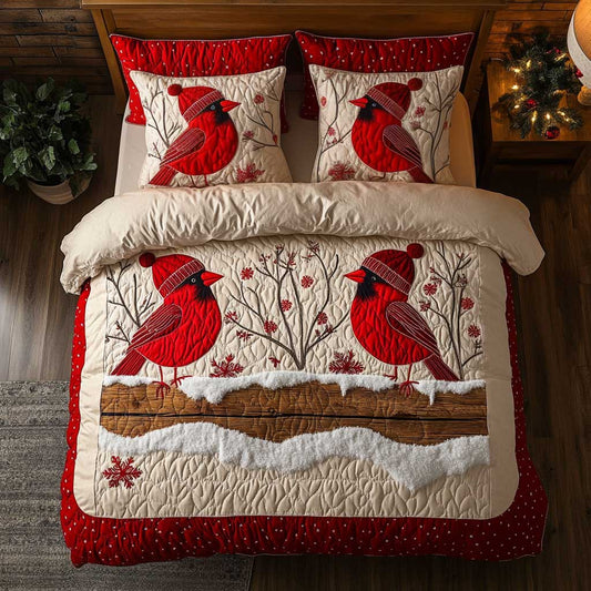 Cozy Cardinal WN2803014CL Duvet Cover Set