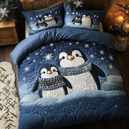 Penguin Family WJ1707030CL Duvet Cover Set