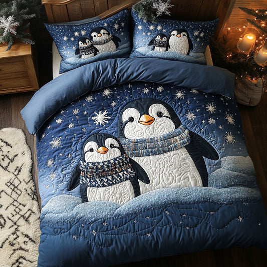 Penguin Family WJ1707030CL Duvet Cover Set