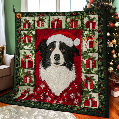 Christmas Border Collie WY2311011CL Quilt