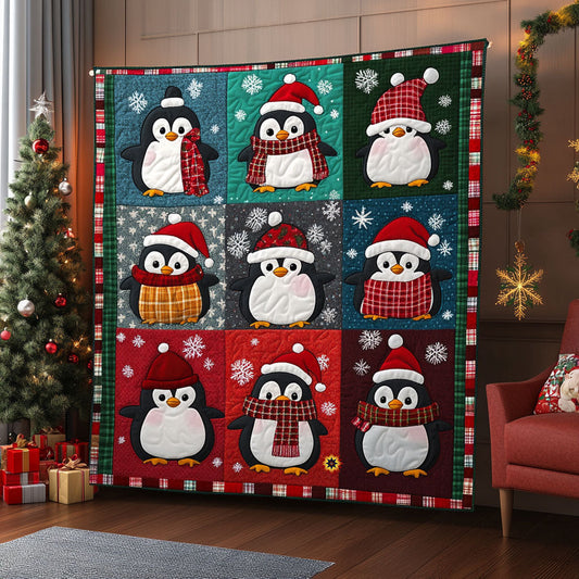 Christmas Penguin WJ0412012CL Quilt