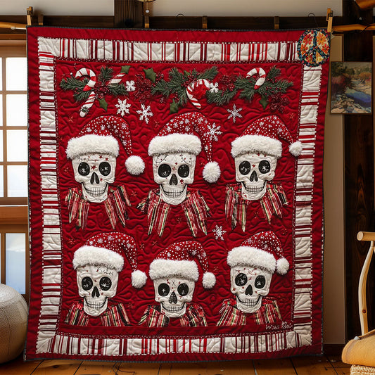 Skull Holiday Spirit WN1311030CL Quilt