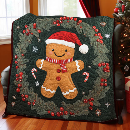 Santa Gingerman WY0312011CL Quilt