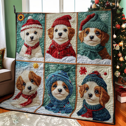 Six Puppy WY2911047CL Quilt