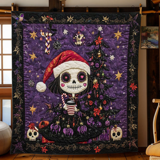 Skeleton Christmas Spirit WN1311037CL Quilt
