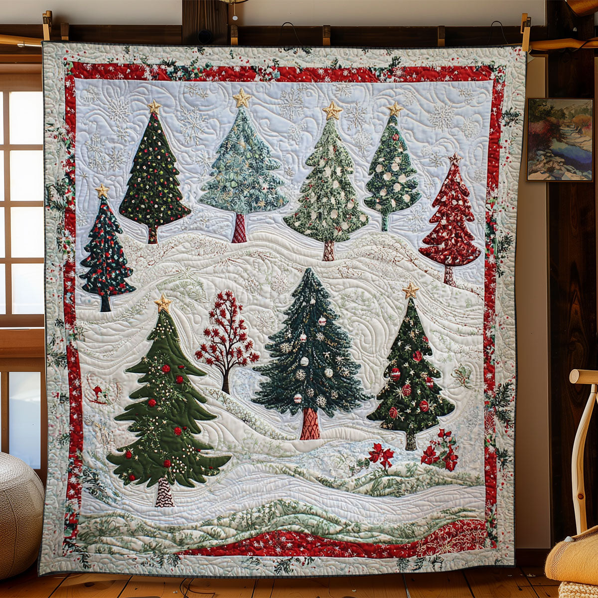 Christmas Tree Charms WN0707005CL Quilt