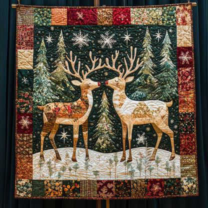 Christmas Deer WJ0108018CL Quilt