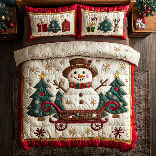 Snowman Sleigh CP2308058CL Duvet Cover Set