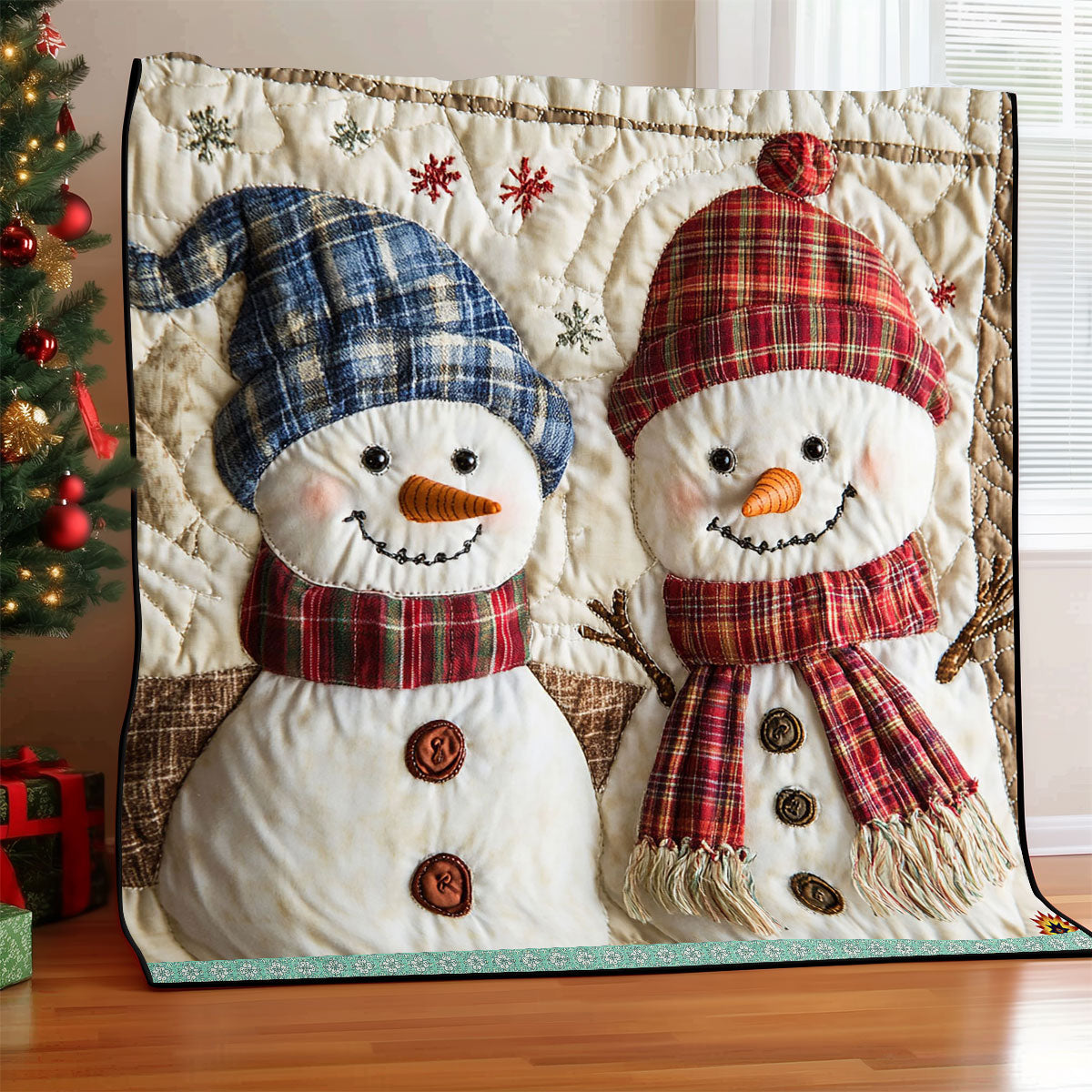 Christmas Snowman WJ2211020CL Quilt