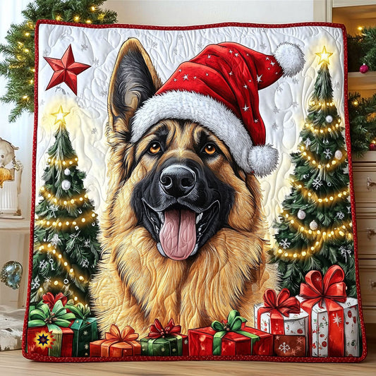 Happy Dog Christmas WX1411024CL Quilt