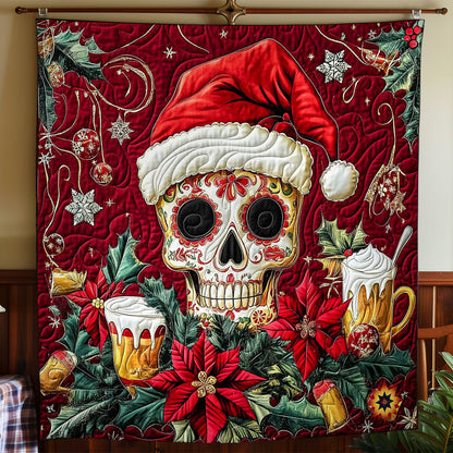 Christmas Skull WY2711024CL Quilt