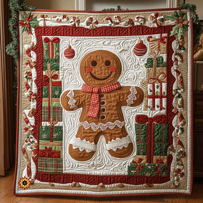 Gingerbread Christmas WX2111021CL Quilt