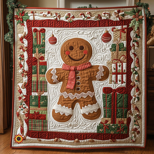 Gingerbread Christmas WX2111021CL Quilt