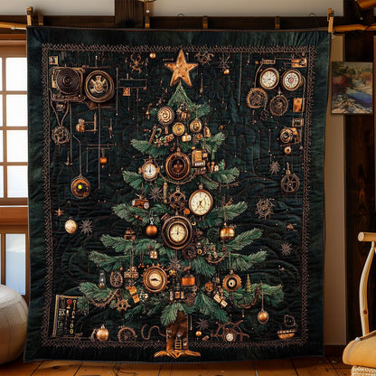 Steampunk Christmas Tree WN1005061CL Quilt