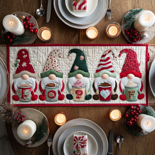 Hot Chocolate Mug XR0910057CL Quilted Table Runner