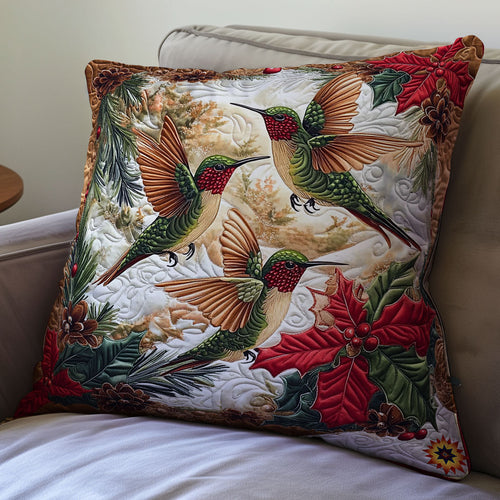 Christmas Hummingbird WY0412125CL Quilt Pillow Case