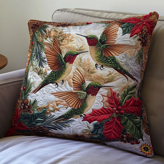 Christmas Hummingbird WY0412125CL Quilt Pillow Case