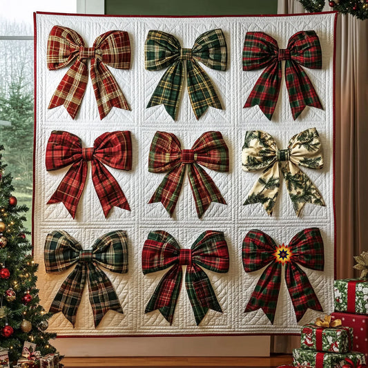 Christmas Bow WJ0412008CL Quilt