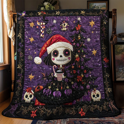 Skeleton Christmas Spirit WN1311037CL Quilt