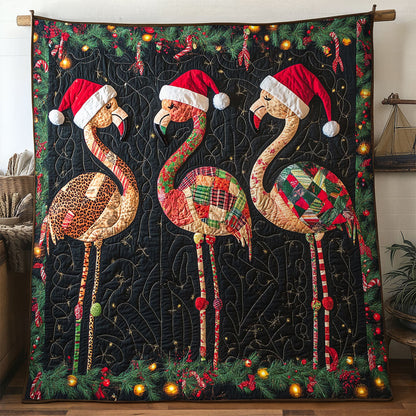 Flamingo Noel Sparkle WN1107023CL Quilt