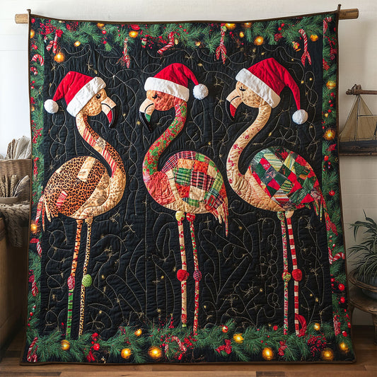 Flamingo Noel Sparkle WN1107023CL Quilt