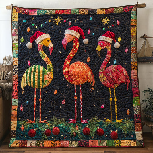Tropical Flamingo Cheer WN1107079CL Quilt