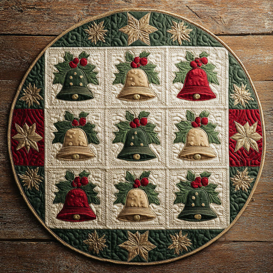 Jingle of Blessing CW0809050CL Quilted Round Mat