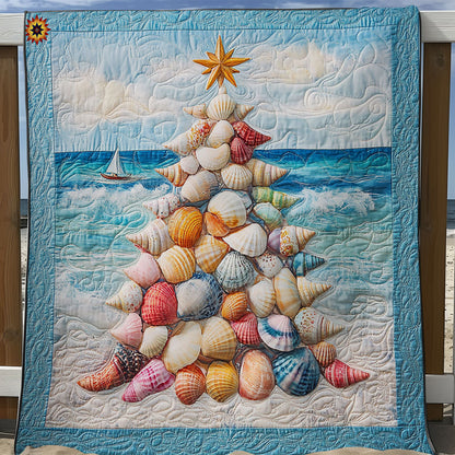Sea Shell Christmas Tree WY2711035CL Quilt