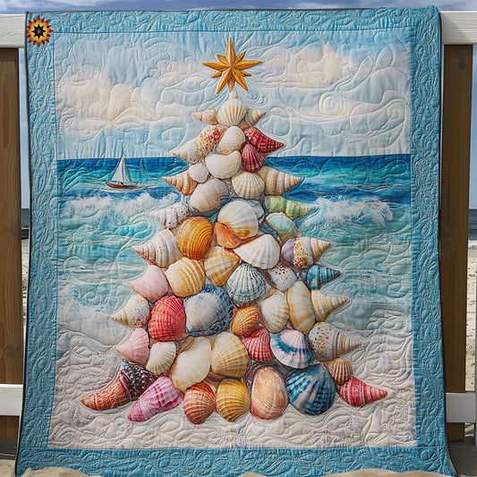 Sea Shell Christmas Tree WY2711035CL Quilt