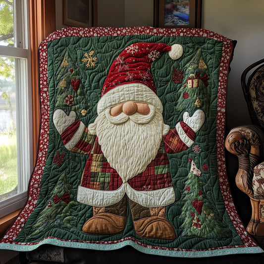 Happy Gnome Christmas WX2311029CL Quilt