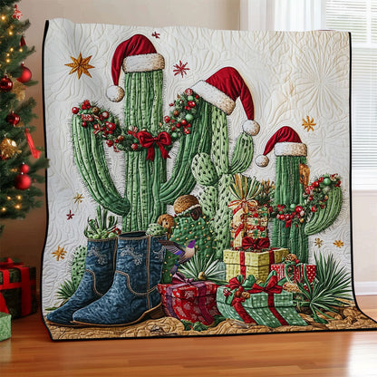 Cactus Cowboy Christmas WY2511017CL Quilt