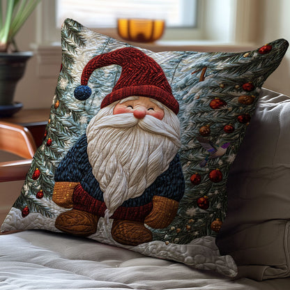 Snow Forest Gnome WY1412019CL Quilt Pillow Case