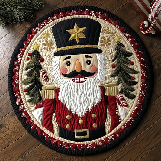 Nutcracker Bliss CW2208003CL Quilted Round Mat