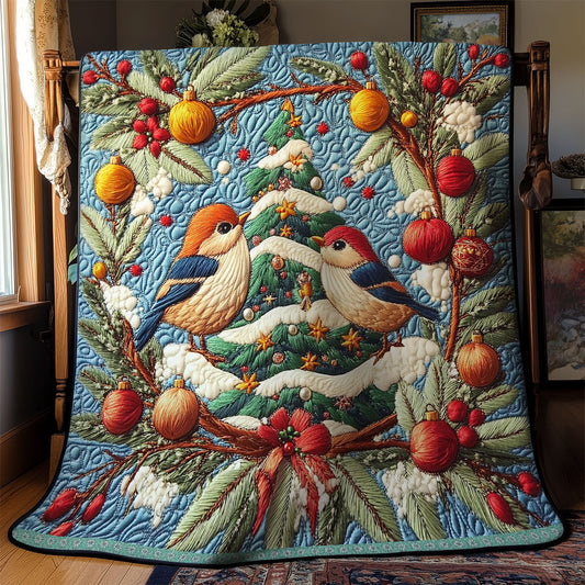 Bird Christmas WX0312007CL Quilt