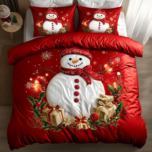 Glitter Snowman WN0309041CL Duvet Cover Set