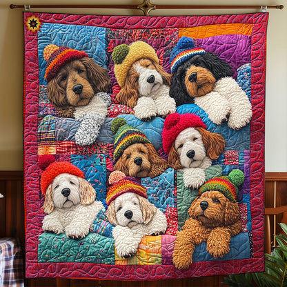 Sleeping Cocker Spaniel WY2111016CL Quilt