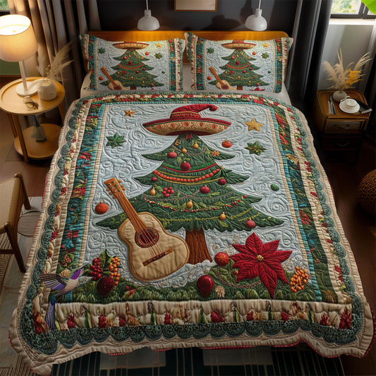 Feliz Navidad Tree WN1612036CL Duvet Cover Set