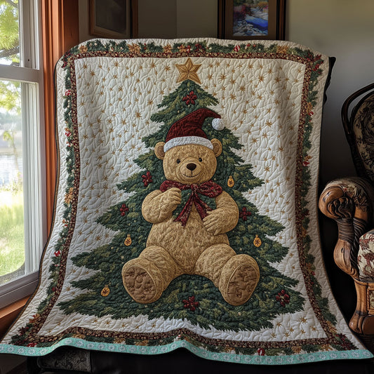 Teddy Bear Christmas WX2011047CL Quilt