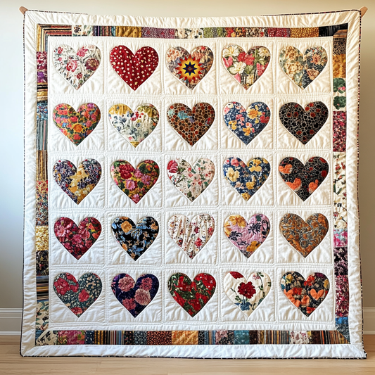 Charming Hearts WG0303023CL Quilt