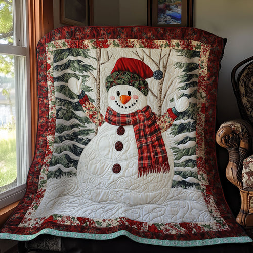 Cute Snowman WX2311015CL Quilt