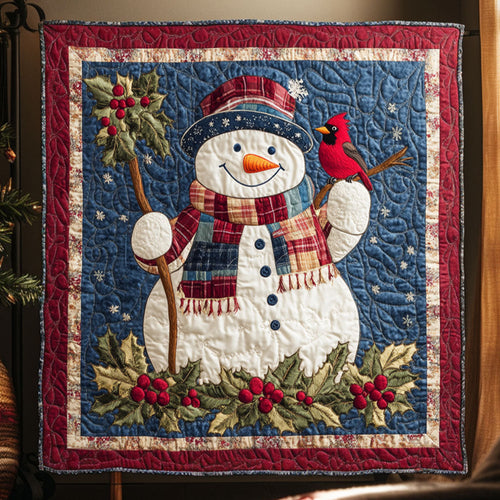 Plaid Snowman WN2509047CL Quilt