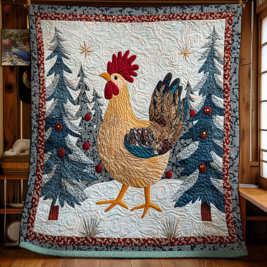 Chicken Winter WX2511010CL Quilt