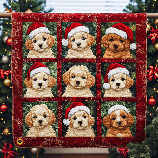 Christmas Puppy WJ0312011CL Quilt