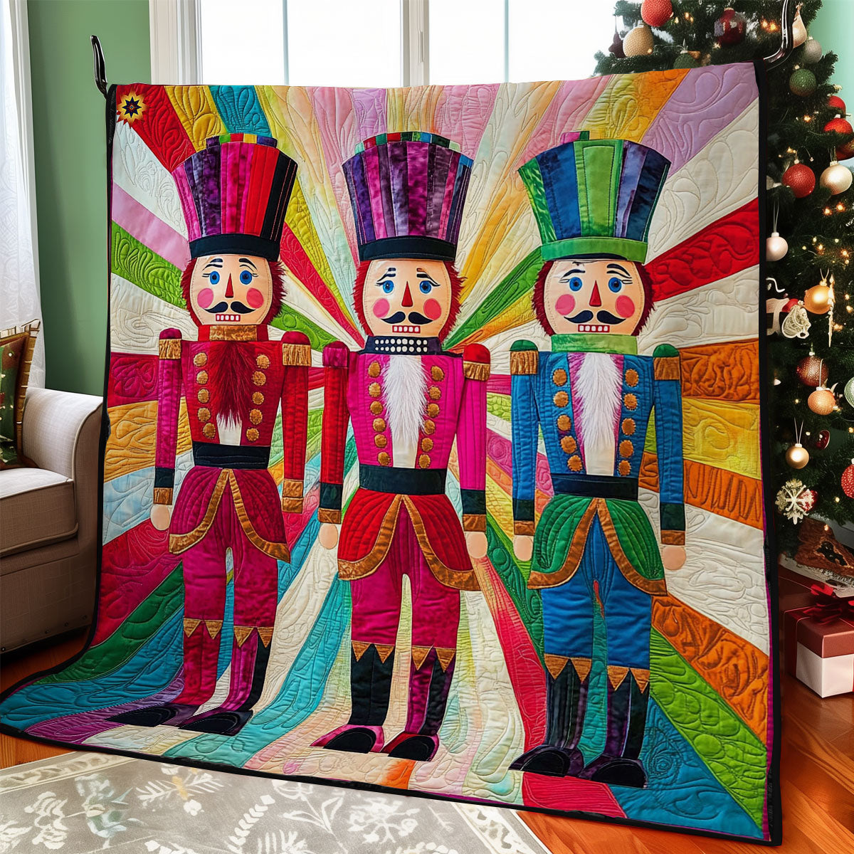 Colorful Nutcracker WY0212001CL Quilt