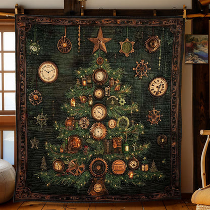 Golden Gears Christmas Tree WN1005026CL Quilt