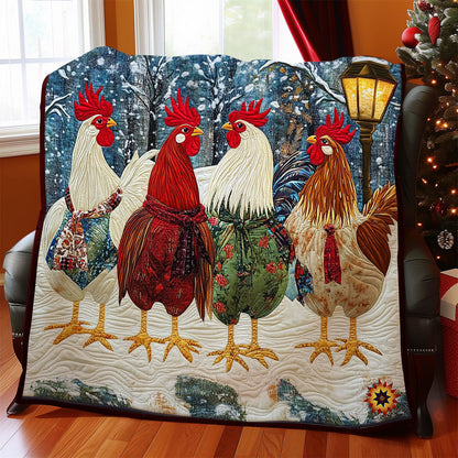 Snow Chicken WY2811014CL Quilt