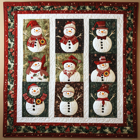Cute Snowmen XR0312012CL Quilt