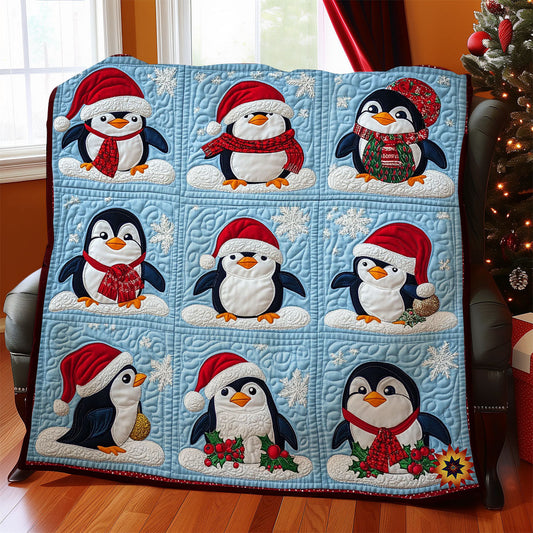 Christmas Penguin WY2911004CL Quilt